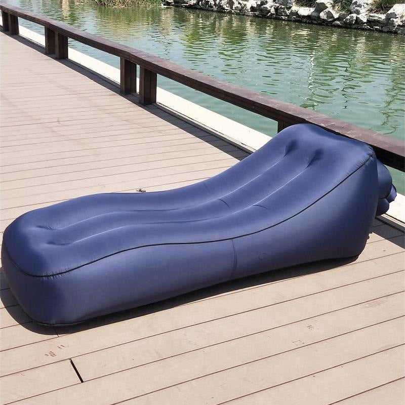 Camping Sofa Inflatable Sofa Portable Air Bed Outdoor Airbed Casual Beach Recliner Floatation Bed - Eloy Royal