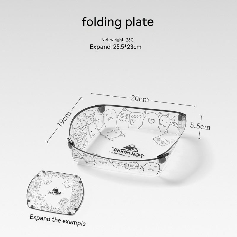 Outdoor Folding Bowls, Tableware, Portable Travel Plates - Eloy Royal