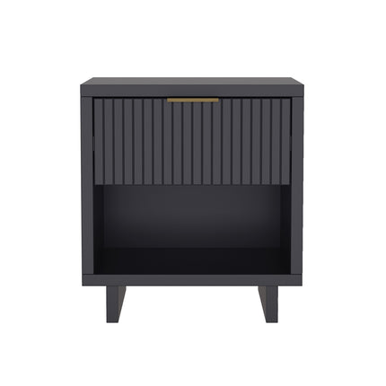Nightstand in Charcoal Gray