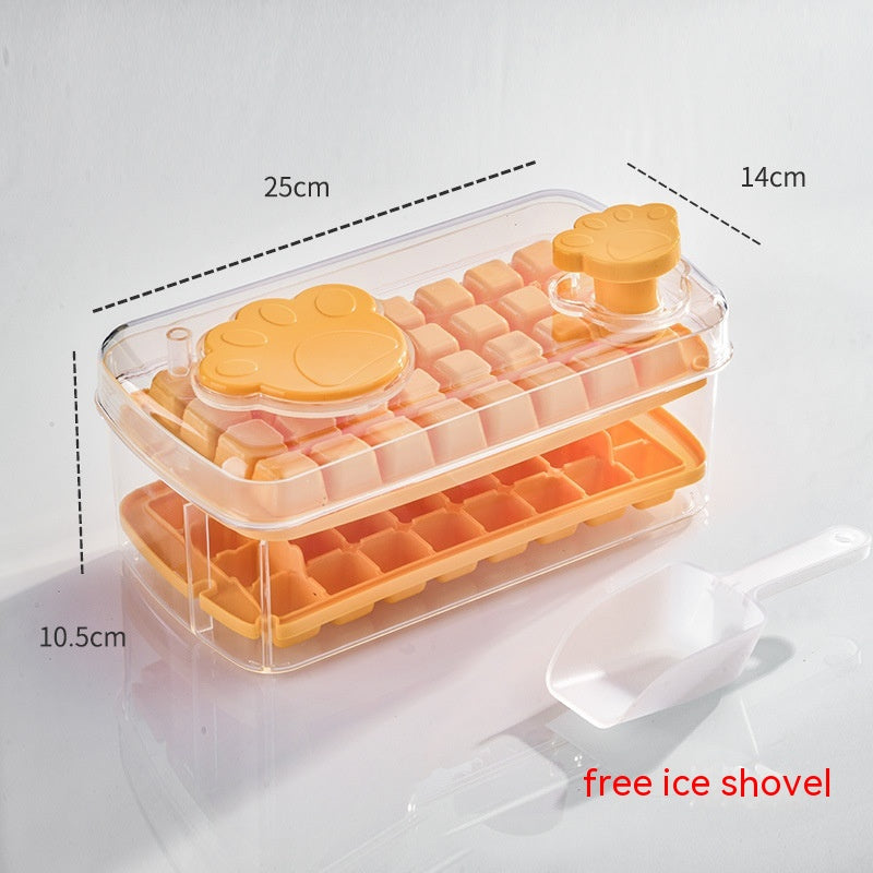 One-Click Press Cat's Paw Ice Tray Large Capacity Ice Cube Mold - Eloy Royal