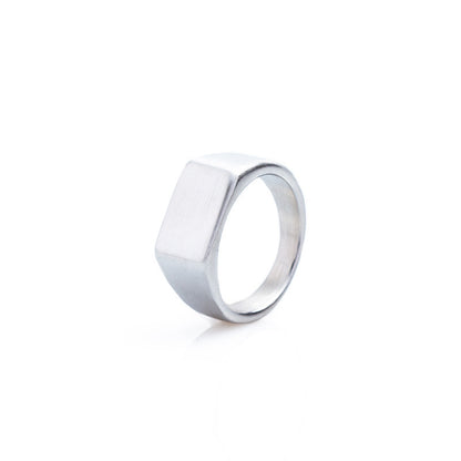 Sand Face Personality Fashion Outdoor Titanium Steel Ring