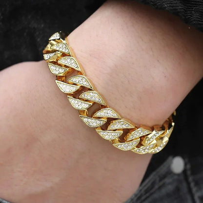 Miami Curb Cuban Chain Bracelet - Eloy Royal