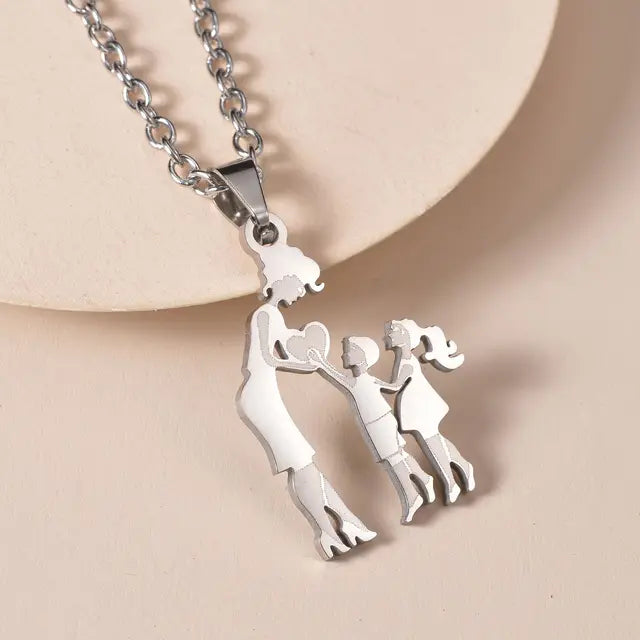 Family Silver Necklaces - Eloy Royal