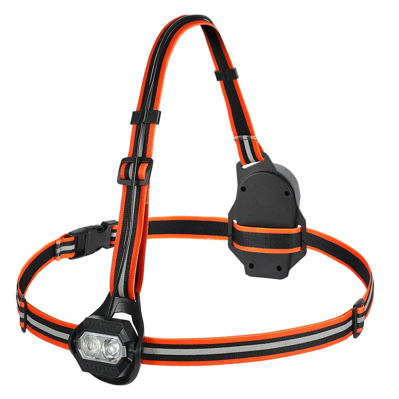 Outdoor Riding Strap Chest Light Warning Mountaineering Camping Night Running Lamp - Eloy Royal