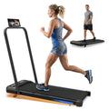 3 in 1 Under Desk Treadmill with Incline,Foldable Treadmills for Home, Walking Pad with Handle Bar for Walking and Jogging, with Remote Control & LED Display