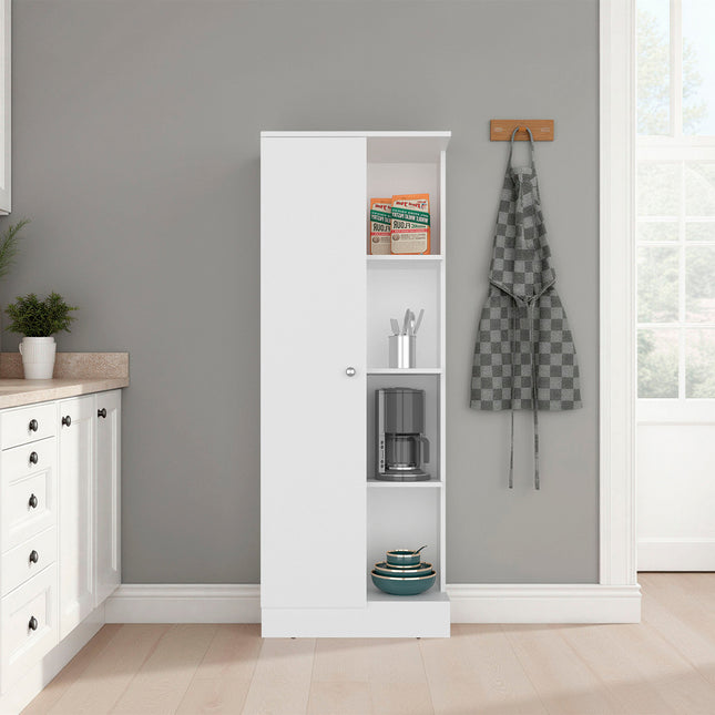 White 1-door Kitchen Storage Cabinet