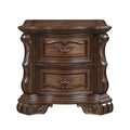 Nightstands Bedroom Engineered Wood Traditional Set of 2 Brown