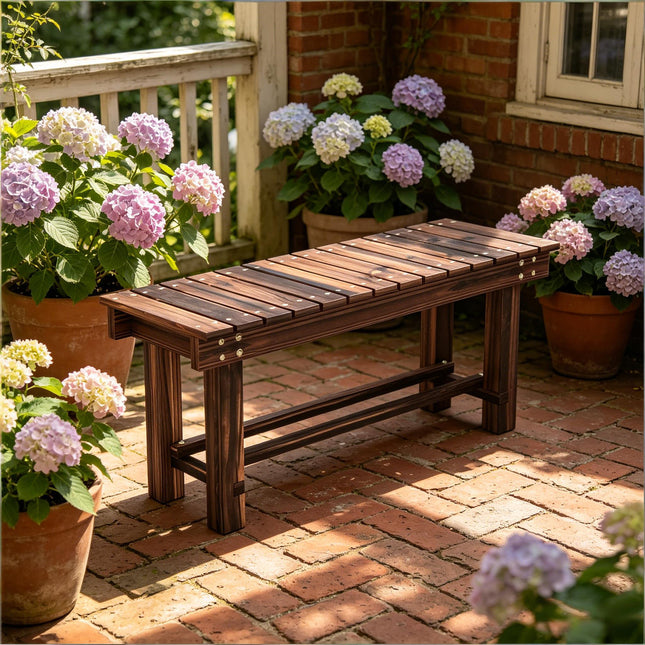 Modern Bench,Garden Bench,Patio Bench,Porch Bench,Shared Seating for Two