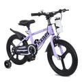 FKZNPJ Kids Bike 18 Inch – High Carbon Steel Frame, Magnesium Alloy Wheels, Training Wheels with Night Glow, Adjustable Seat, Water Bottle – Girls & Boys Bicycle Ages 3-9, Toddler Bike