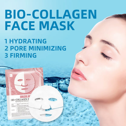 White To Transparent Collagen Split Mask Soluble Ice Mask