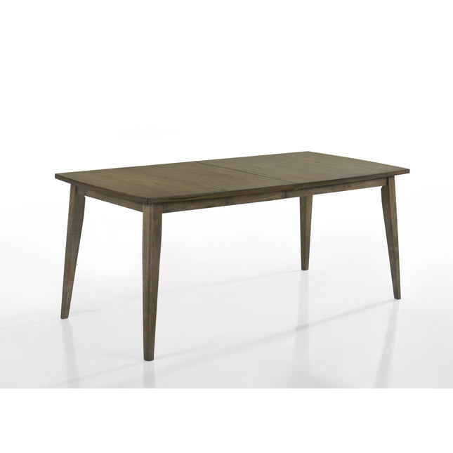 Bistro Vintage Walnut 72' Wide Contemporary Rectangle Dining Table