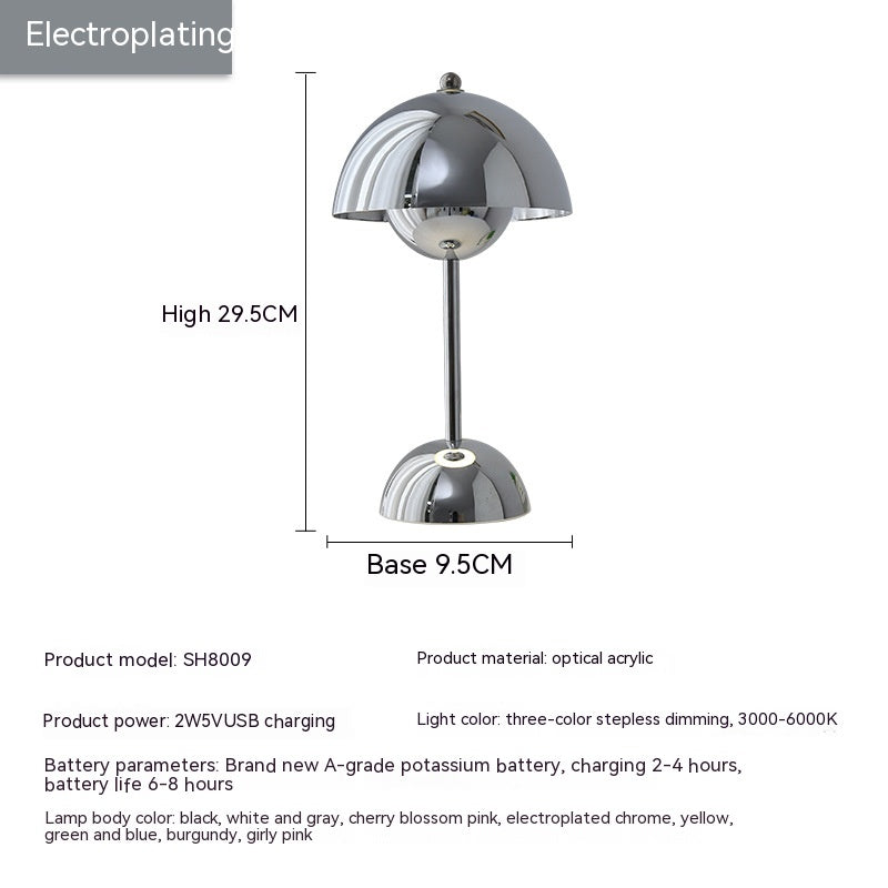 Rechargeable Bud Atmosphere Table Lamp Bedside Decorative Lamp - Eloy Royal