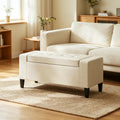 Modern Storage Bench,Versatile Ottoman Bench,Bench with Functional Design