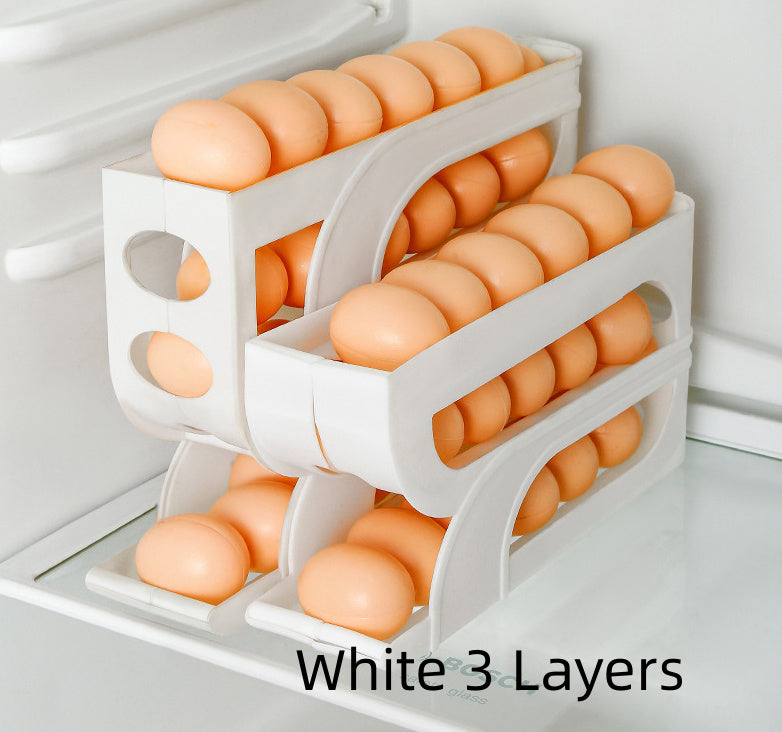 Refrigerator Door Four-layer Slide Egg Storage Box - Eloy Royal