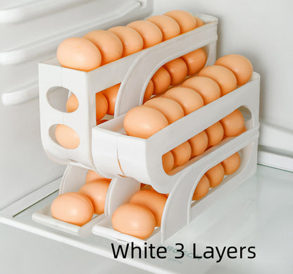 Refrigerator Door Four-layer Slide Egg Storage Box - Eloy Royal