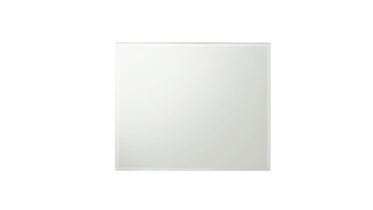 Olivia Contemporary Style Mirror Made with Wood in White. (INCLUDES MIRROR ONLY)