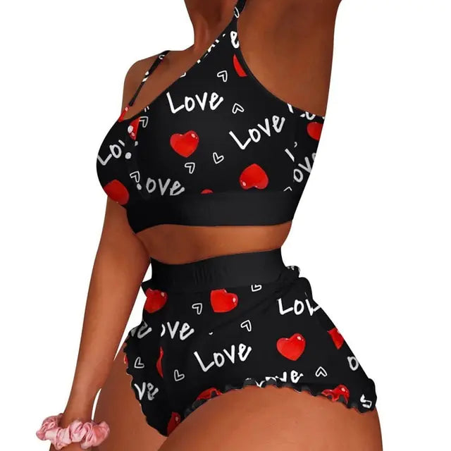 Women's Print Pajama Set: Adorable - Eloy Royal