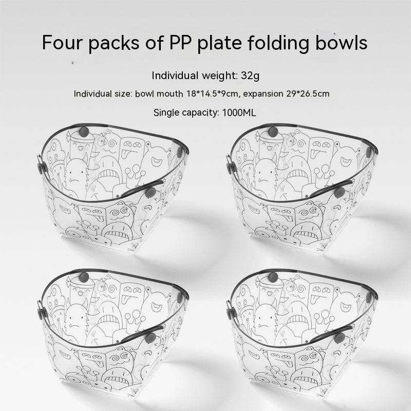 Outdoor Folding Bowls, Tableware, Portable Travel Plates - Eloy Royal