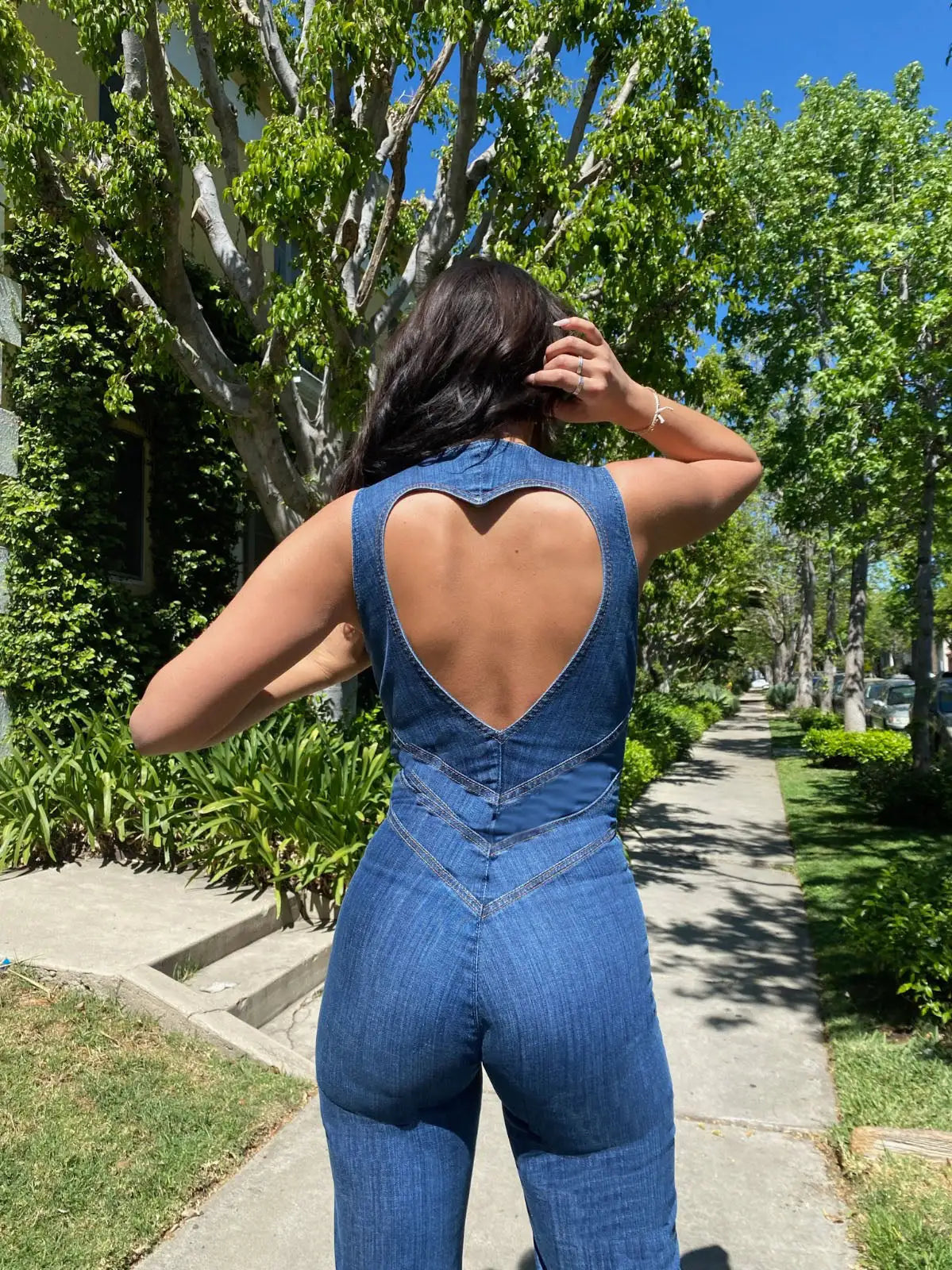 Backless Heart Jumpsuit - Eloy Royal