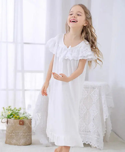 Girls Short Sleeve Pajama Dress - Eloy Royal