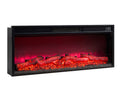 42' Width Electric Fireplace Inserts with Adjustable Flame Colors, Fireplace Heater with Touch Screen & Remote Control, Recessed in Wall, 750/1500W, Timer