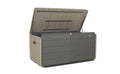 260 Gallon Plastic Deck Box, Large Patio Storage Box with Lock, Wheels & Waterproof Lid for Outdoor Cushions, Garden and Pool Supplies