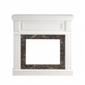 Only Mantel (NOT INCLUDED 23' FIREPLACE) -White,41.34'W*14'D*40'H