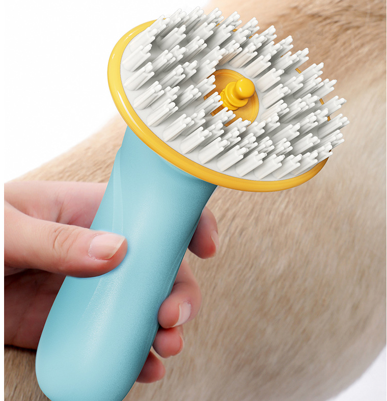 New Hand-held Pet Bath Brush Bath Brush Cleaning Pet Shower Hair Grooming Cmob Dog Cleaning Tool Pet Supplies - Eloy Royal