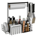 Outdoor Grill Caddy with Paper Towel Holder