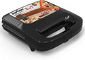 3 in 1 Electric Sandwich Maker with Removable Nonstick Plates - 800W,Black