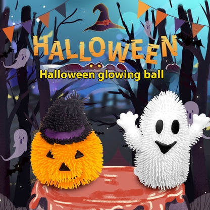 Halloween Tpr Pressure Reduction Toy Luminous Ball