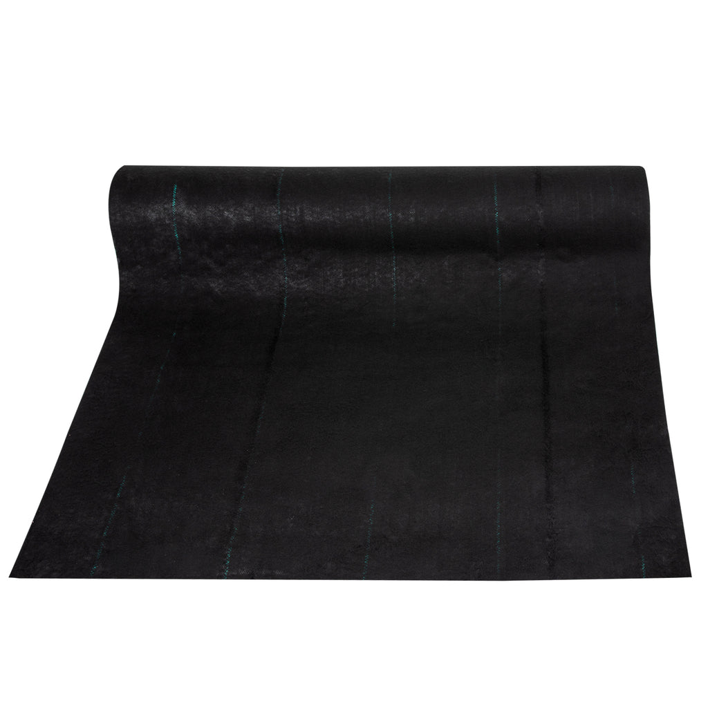 Garden Weed Barrier Fabric, 5.8 OZ Heavy Duty Landscape Fabric, 4ft x 100ft Weed Block Control for Garden Ground Cover, Woven Geotextile Fabric for Landscaping, Gardening, Underlayment, Black