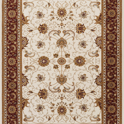 Manchester GC_HER5002 Ivory . 10 in. x . 6 in. Area Rug
