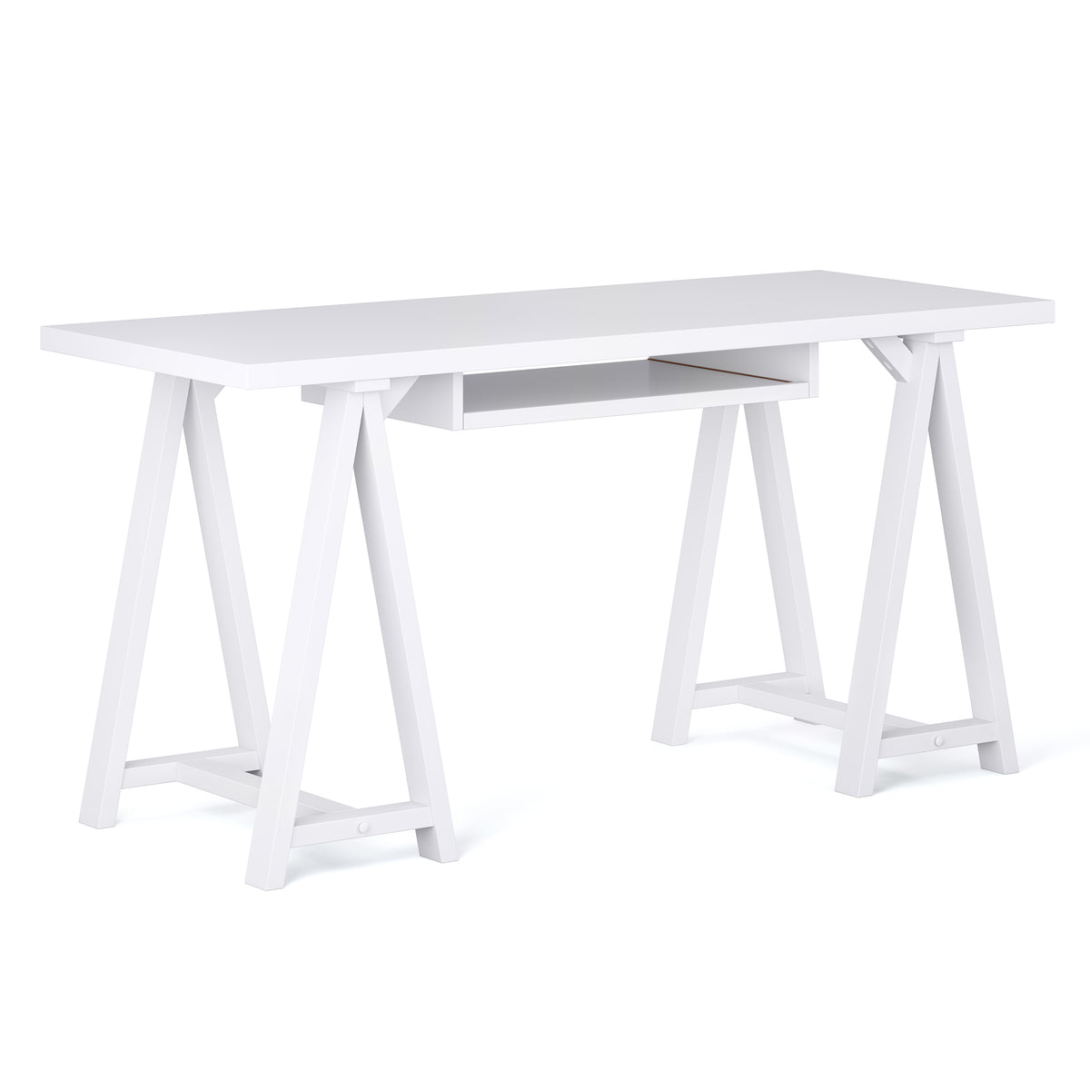 Spokane SOLID WOOD Desk in White