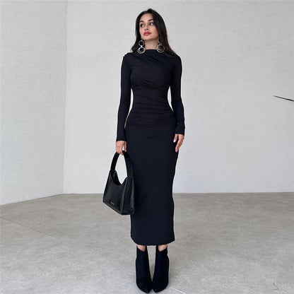 Slim Fit High Class Elegant Long Sheath Dress Women