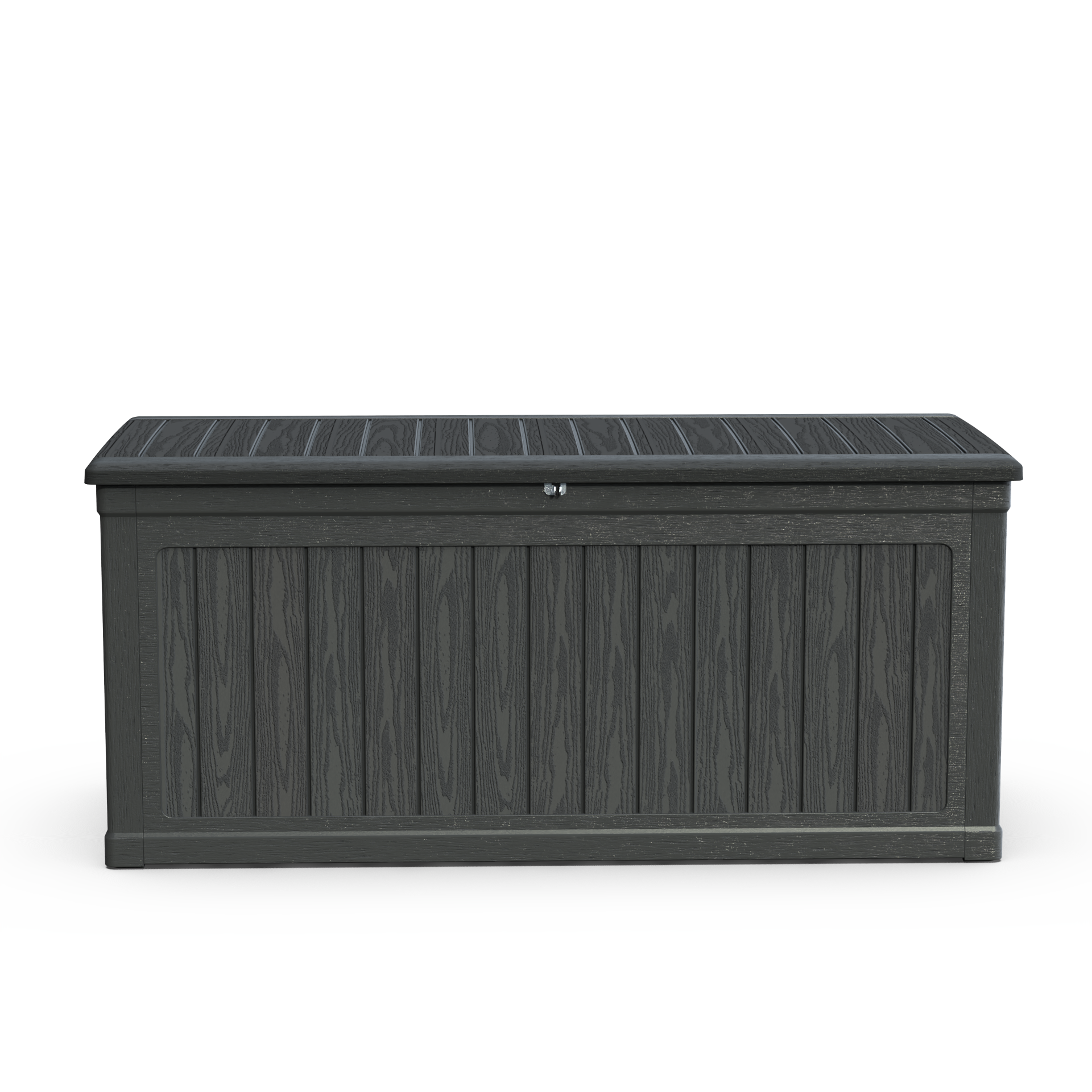 260 Gallon Large Outdoor Storage XXL Deck Box for Patio Furniture, Outdoor Cushions, Garden Tools and Sports/Pools Equipment, Waterproof Resin, Lockable, Black