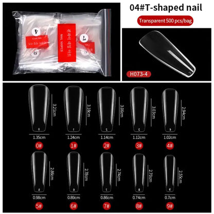 French Fake Nails Extension - Eloy Royal