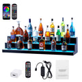 LED Lighted Liquor Bottle Display Bar Shelf RF & App Control 48' 3-Step