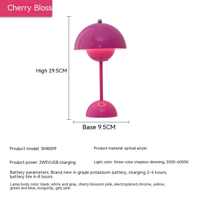 Rechargeable Bud Atmosphere Table Lamp Bedside Decorative Lamp - Eloy Royal