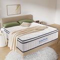 12 Inch King Size Medium Firm Mattress, Memory Foam with Pocket Springs for Back Pain Relief & Pressure Relief, Cooling Antibacterial Cover, CertiPUR-US Certified, White(75.98'x 79.92'x 11.81')