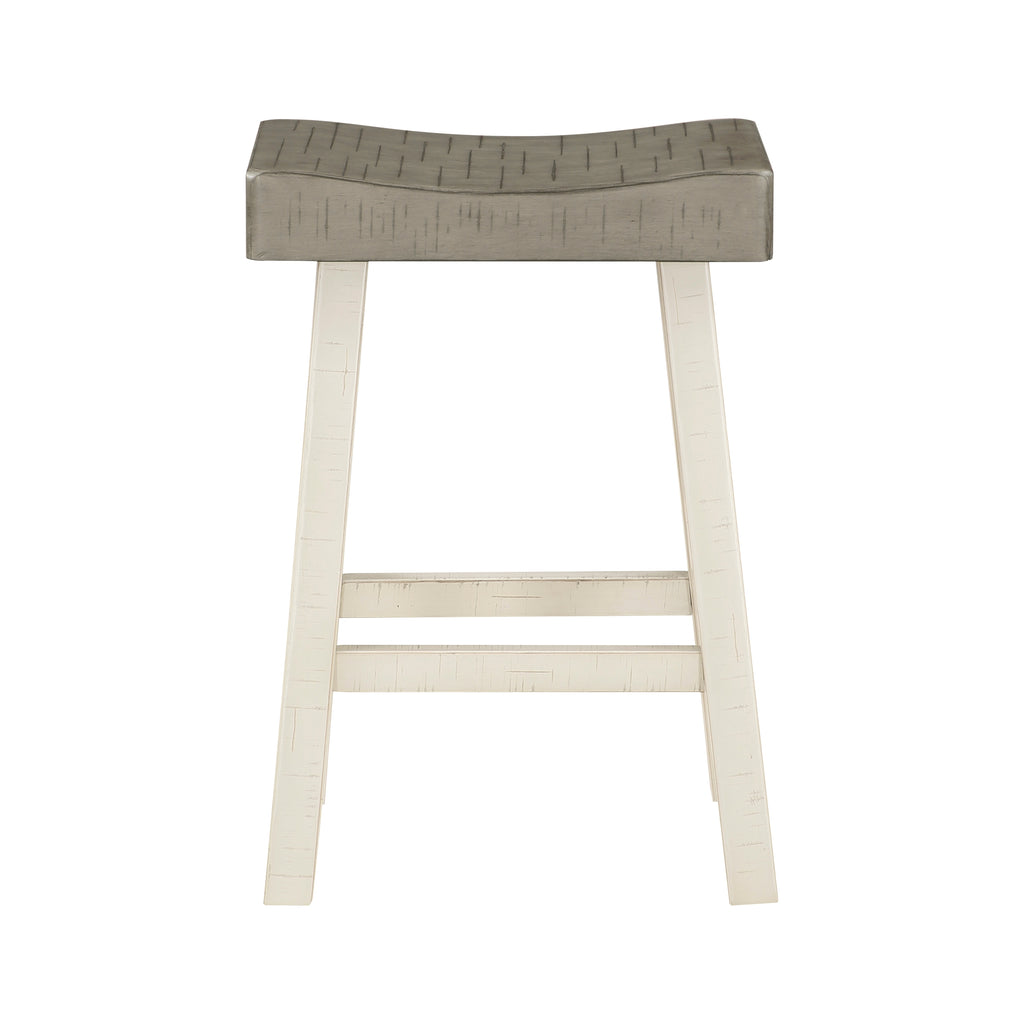 Stool Counter Height Dining Room Wood Veneer Transitional White