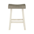 Stool Counter Height Dining Room Wood Veneer Transitional White