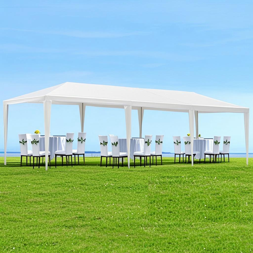 10x30' Outdoor Garden Gazebo Wedding Party Tent Canopy Marquee without Sidewalls
