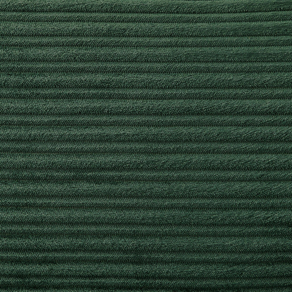 Modern Style Single Sofa Couch with Storage, USB Ports, Cup Holders, Green Corduroy - Eloy Royal