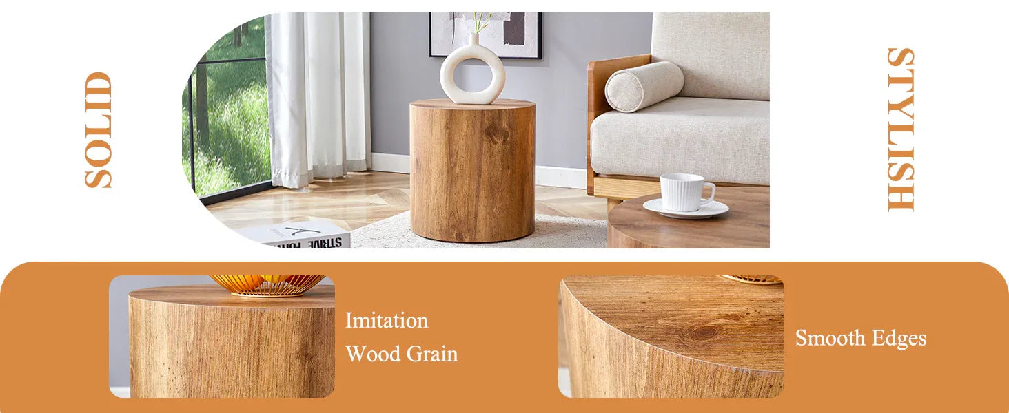 The cylindrical table with its patterned design can be easily integrated into a variety of interior styles, from coffee tables to small dining tables, workbenches or makeshift writing desks. - Eloy Royal