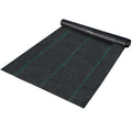 6FT300FT Premium Weed Barrier Fabric Heavy Duty 2.4OZ, Woven Weed Control Fabric, High Permeability Good for Flower Bed, Geotextile Fabric for Underlayment, Polyethylene Ground Cover