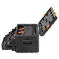 Mechanics Tool Set and Socket Set, 1/4' 3/8' 1/2' Drive Deep and Standard Sockets, 450 Pcs SAE and Metric Mechanic Tool Kit with Bits, Hex Wrenches, Combination Wrench, Accessories, Storage Case