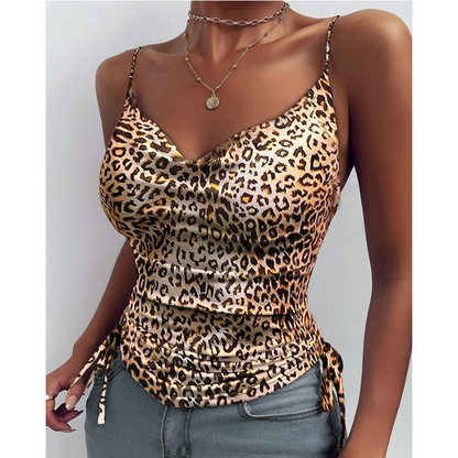 Spaghetti Strap Tops V-neck Camisole Shirts Women Summer Clothes - Eloy Royal