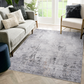 MARFI Collection 7.9X10. Ivory / Sand / Abstract Area Rug Modern, Contemporary, Non-Shedding & Easy to Clean, Ideal for Living Room, Bedroom, Dining Space, 120*93 inch
