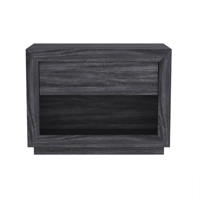 Nightstand in Charcoal Gray